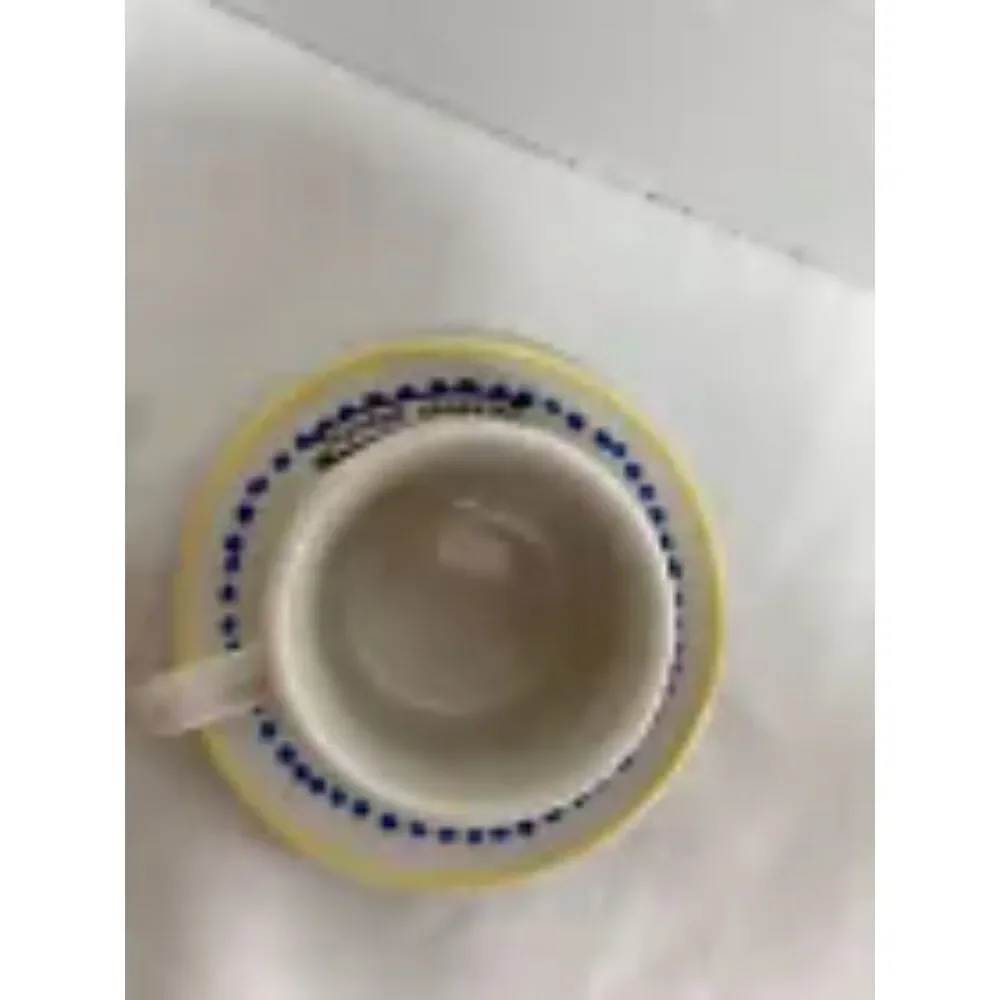 ROMANA SAMBUCA Vintage Italian Espresso Cup 3oz and Saucer Set of 2